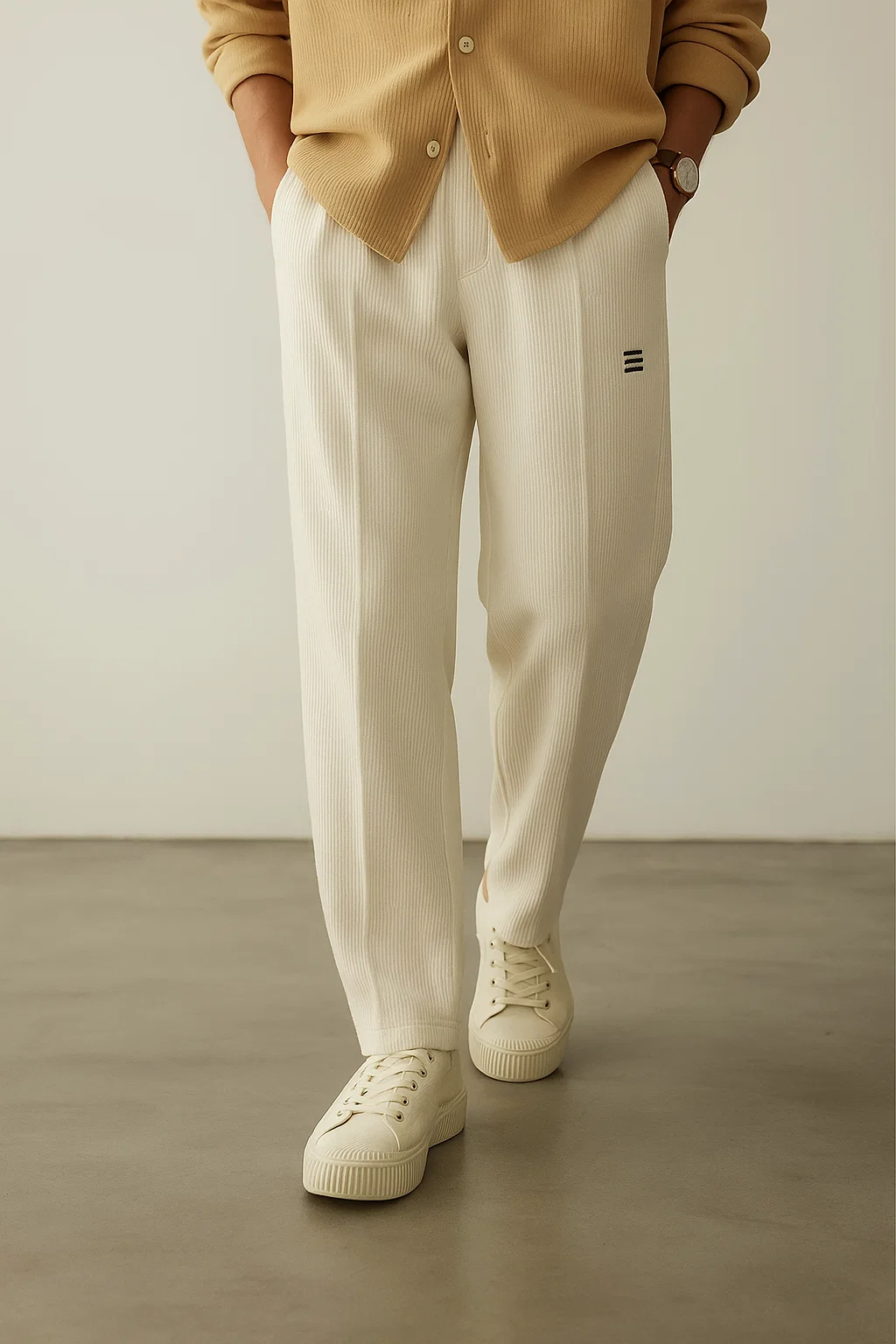 Classic Cream Comfort Lounge Trousers