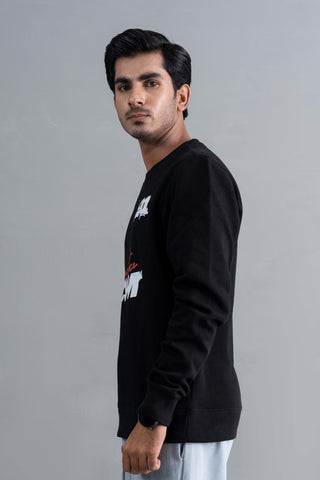 Graphic Black Sweatshirt