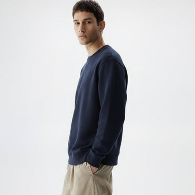Classic Crewneck Sweatshirt – Navy