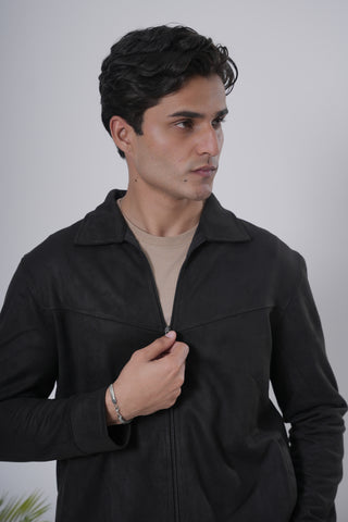 Black Zip-Up Jacket
