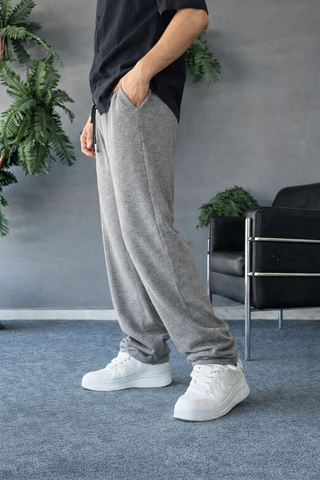 Relax Fit Trousers - Light Grey