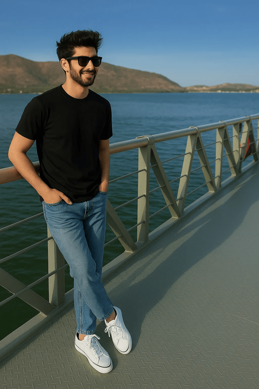 Basic Black T-Shirt – Regular Fit