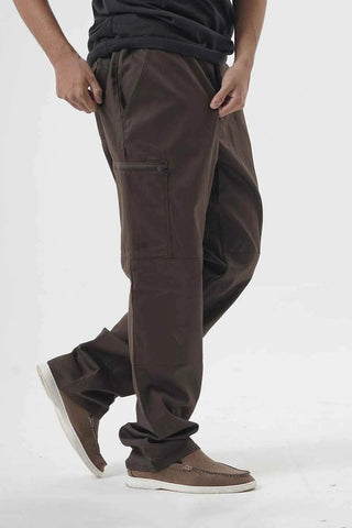 Bold Brown Cargo Pants with Rugged Outdoor Adventure Style - Ecowears.pk