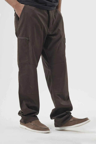 Bold Brown Cargo Pants with Rugged Outdoor Adventure Style - Ecowears.pk