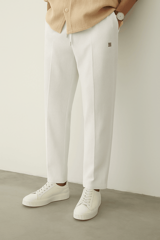White Premium Trouser – Modern Fit with Effortless Style - Ecowears.pk