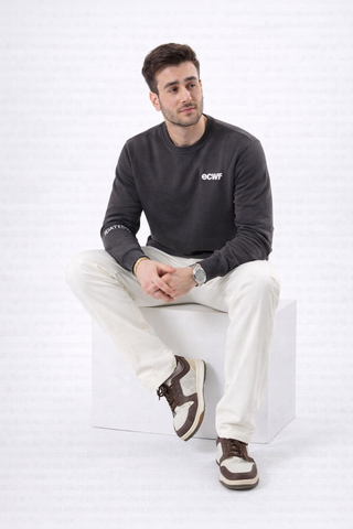 Essential Logo Sweatshirt – Charcoal Grey