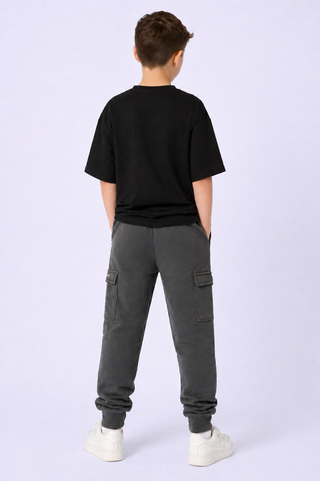 Boys Dark Grey Trouser