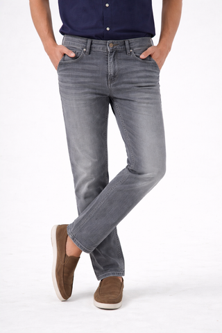 Vintage Smoke Grey Slim Fit Jeans