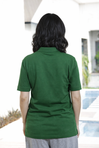 Emerald Polo Slim Green