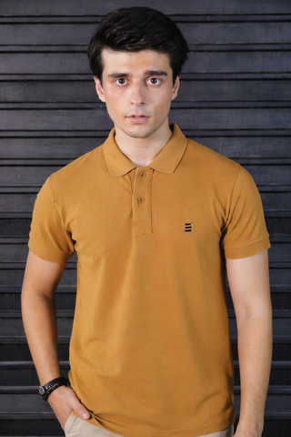 Rust Brown Polo Shirt – Classic Appeal