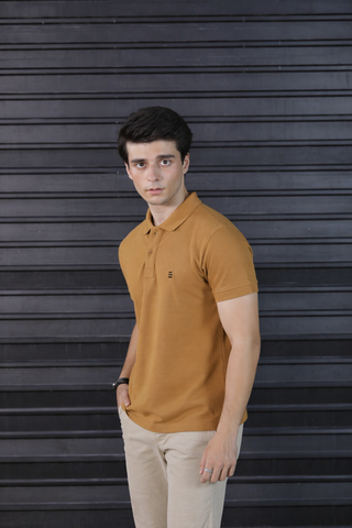 Rust Brown Polo Shirt – Classic Appeal