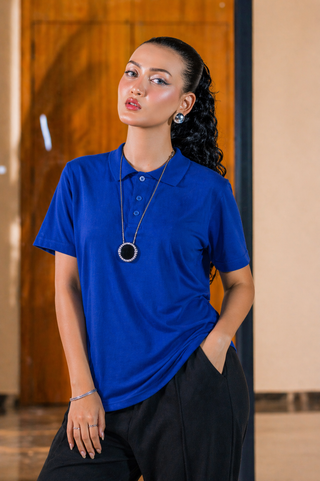 Essential Blue Polo – Classic Fit