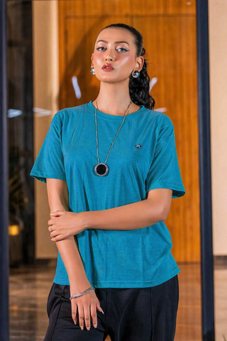 Essential Teal Tee – Relaxed Fit