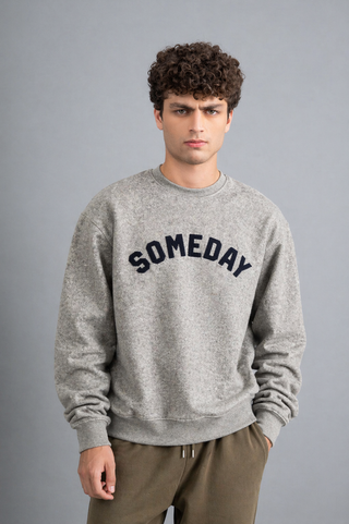 Someday Crewneck Sweatshirt – Heather Grey