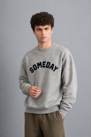 Someday Crewneck Sweatshirt – Heather Grey