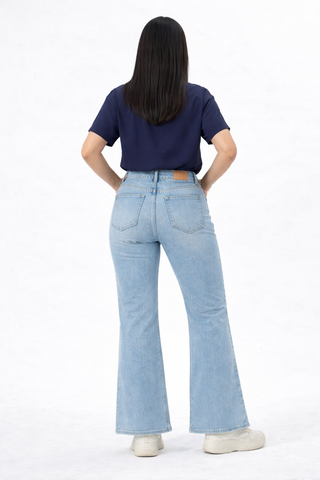 Light Blue Wide Leg Jeans