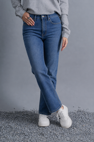 Mid Blue Tapered Jeans Ecowears.pk