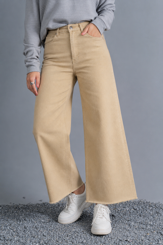 Beige Wide Leg Denims Ecowears.pk