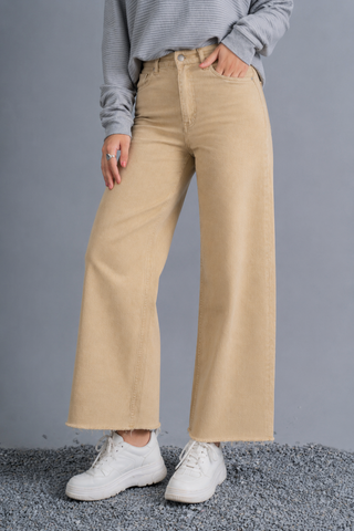 Beige Wide Leg Denims Ecowears.pk