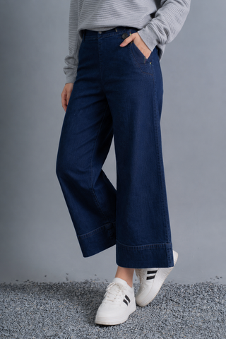 High-Rise Wide-Leg Denim Ecowears.pk
