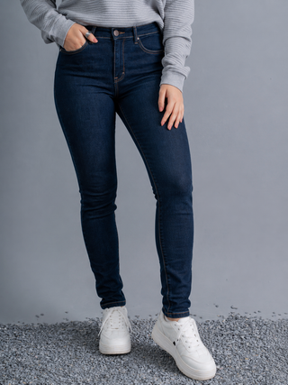 Ecowear Store Navy Blue Skinny Jeans for Women - Stylish & Comfortable Ecowear Store