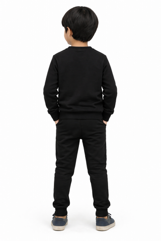 Midnight Black Astronaut Graphic Suit