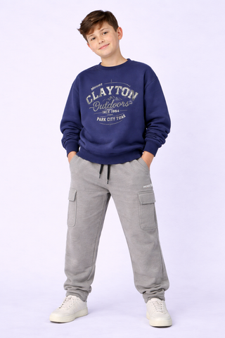 Heather Grey Classic Trouser