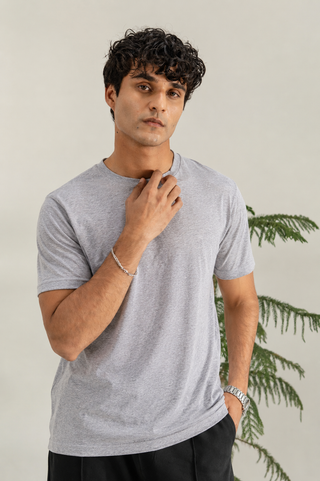 Classic Grey Essential T-Shirt for Men