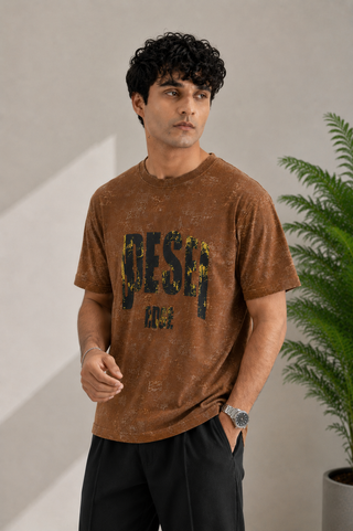 Desert Code Graphic Tee – Brown