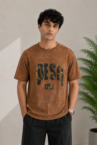 Desert Code Graphic Tee – Brown