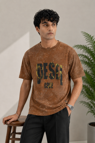 Desert Code Graphic Tee – Brown