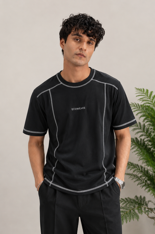 Ecowears Performance Stitch Tee – Black