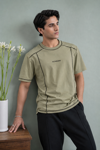 Ecowears Performance Stitch Tee – Olive