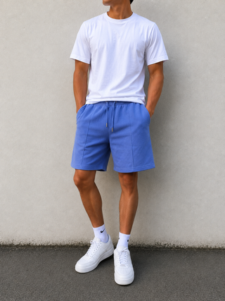 Royal Blue Casual Sweat Shorts