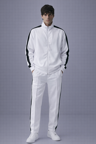 White Panel Tracksuit