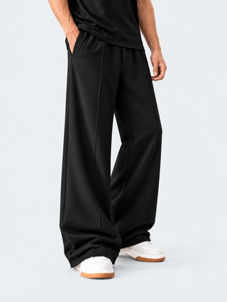 Wide Leg Trousers - Black Ecowears.pk