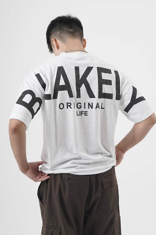 Classic White Cotton T-Shirt with Drop Shoulder Fit - Ecowears.pk