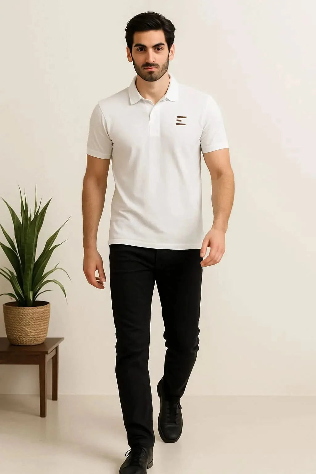 Classic White Polo Shirt for Men – Premium Casual Wears
