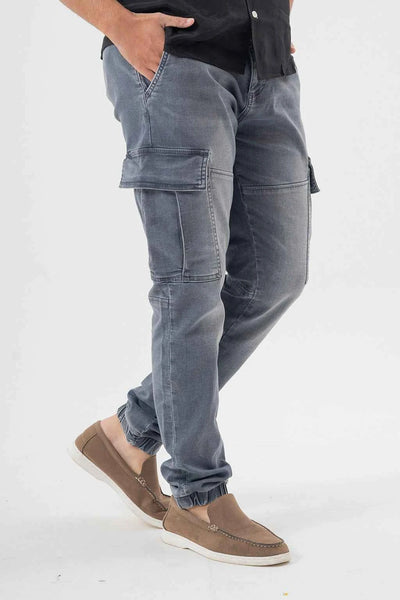 Comfortable Sage Light blue Slim Fit Chinos Modern Casual Style