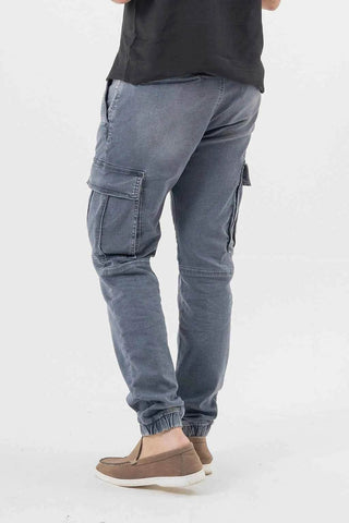 Sage Tealish Blue Pocket Style Pants Ecowears.pk