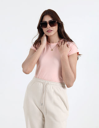 Comfortable Wide-Leg Trousers – Beige