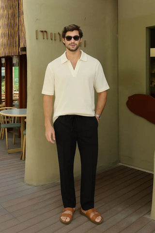 Cremino Light Cream Polo Shirt for Men – Premium Cotton Comfort - Ecowears.pk