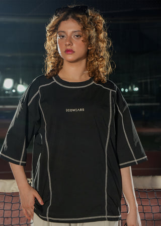 Ecowears Black Performance Stitch Tee Ecowears Store