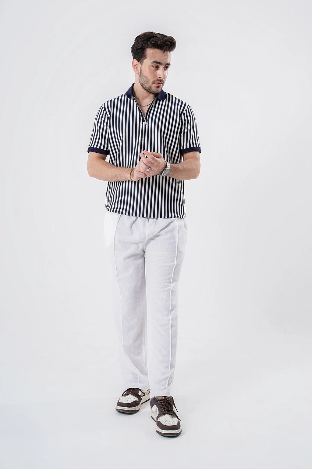 White Premium Trouser – Modern Fit with Effortless Style
