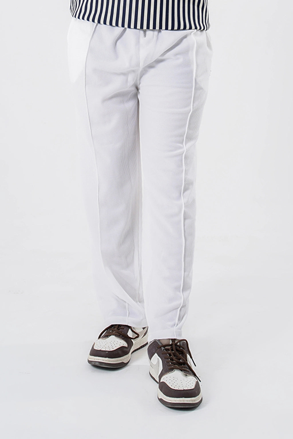 White Premium Trouser – Modern Fit with Effortless Style