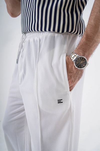 White Premium Trouser – Modern Fit with Effortless Style