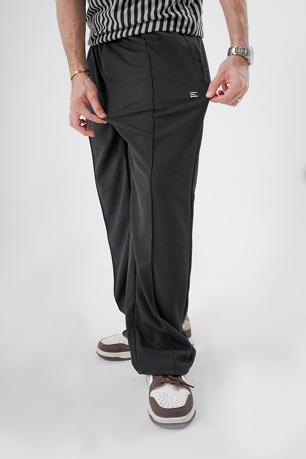 Men’s Black Stretchable Lounge Trousers