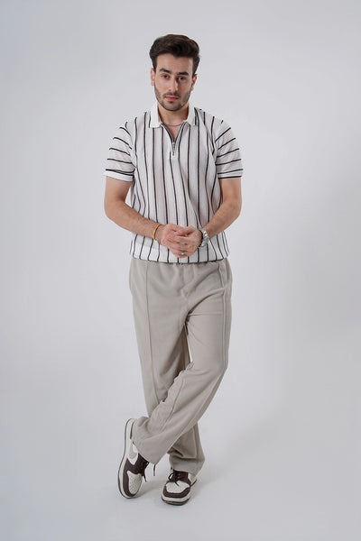 Men’s Relaxed Fit Corduroy Trousers – Dove Gray