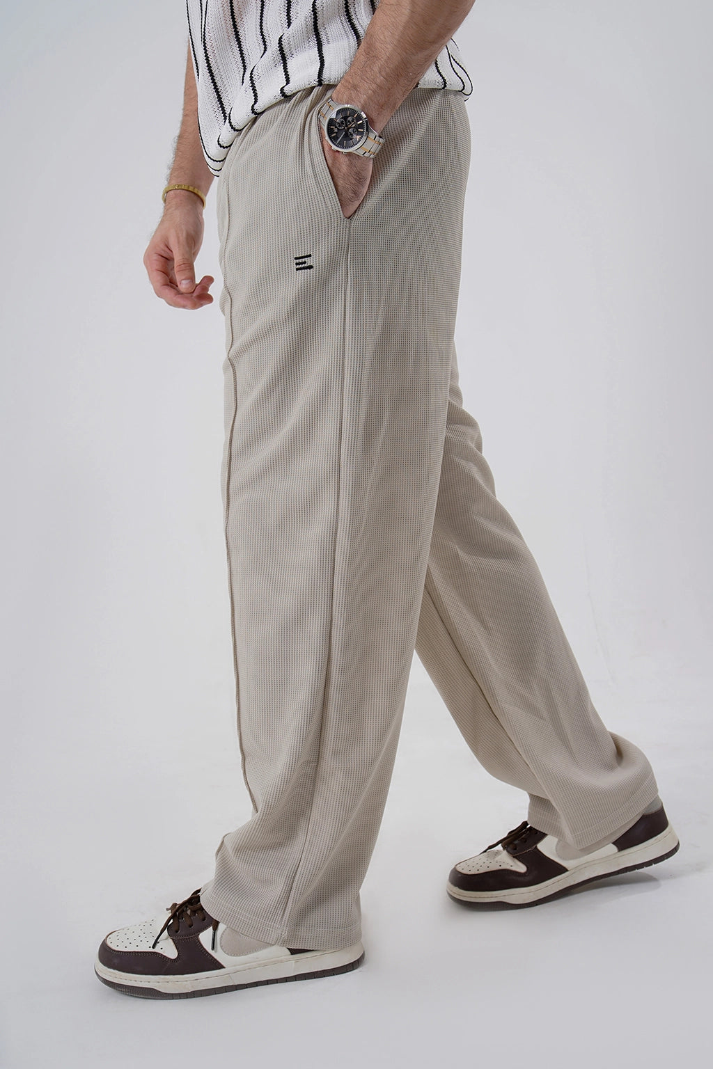 Men’s Relaxed Fit Corduroy Trousers – Dove Gray