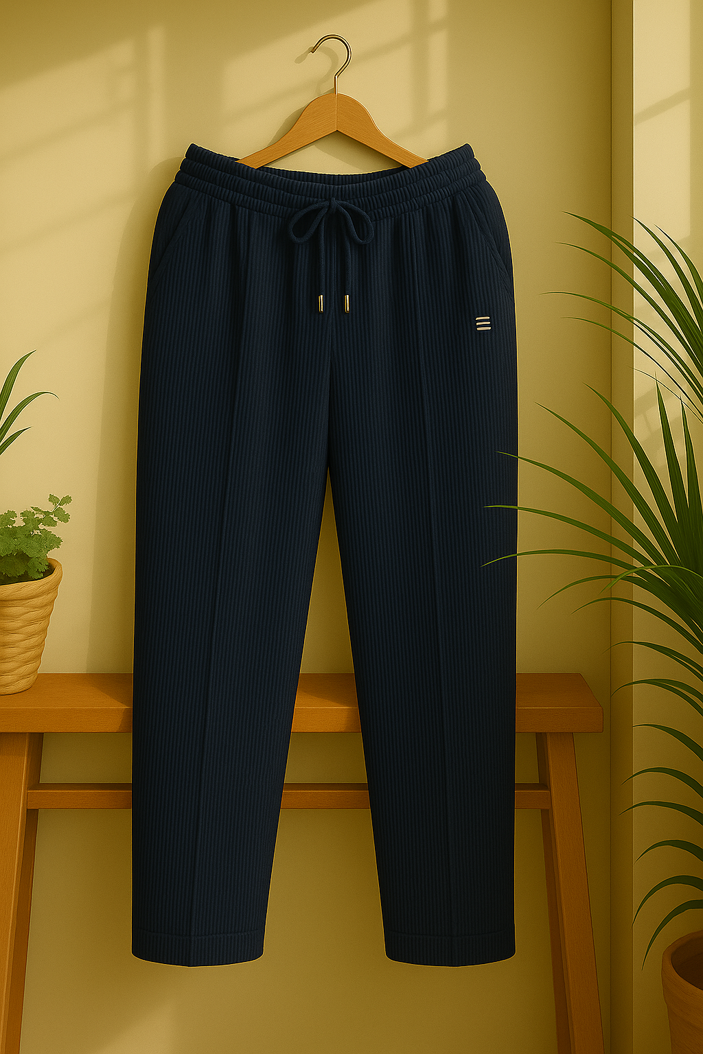 Midnight Navy Premium Trouser – Sleek Comfort and Timeless Style